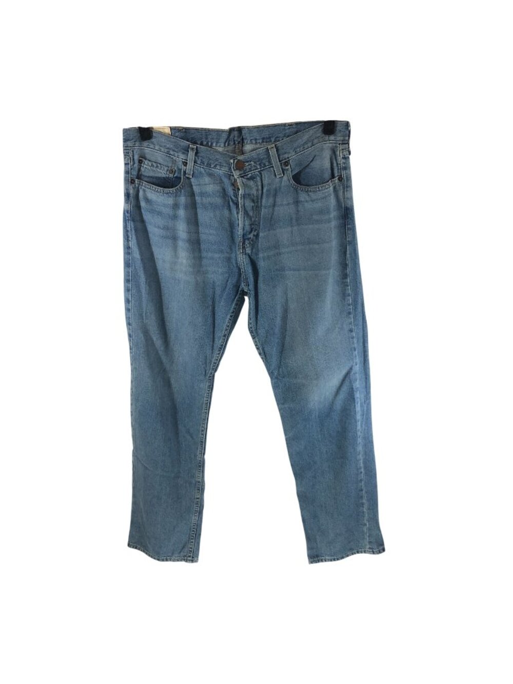 Hollister Classic Straight Jeans 36x32 Mens Medium Wash Denim Button Fly